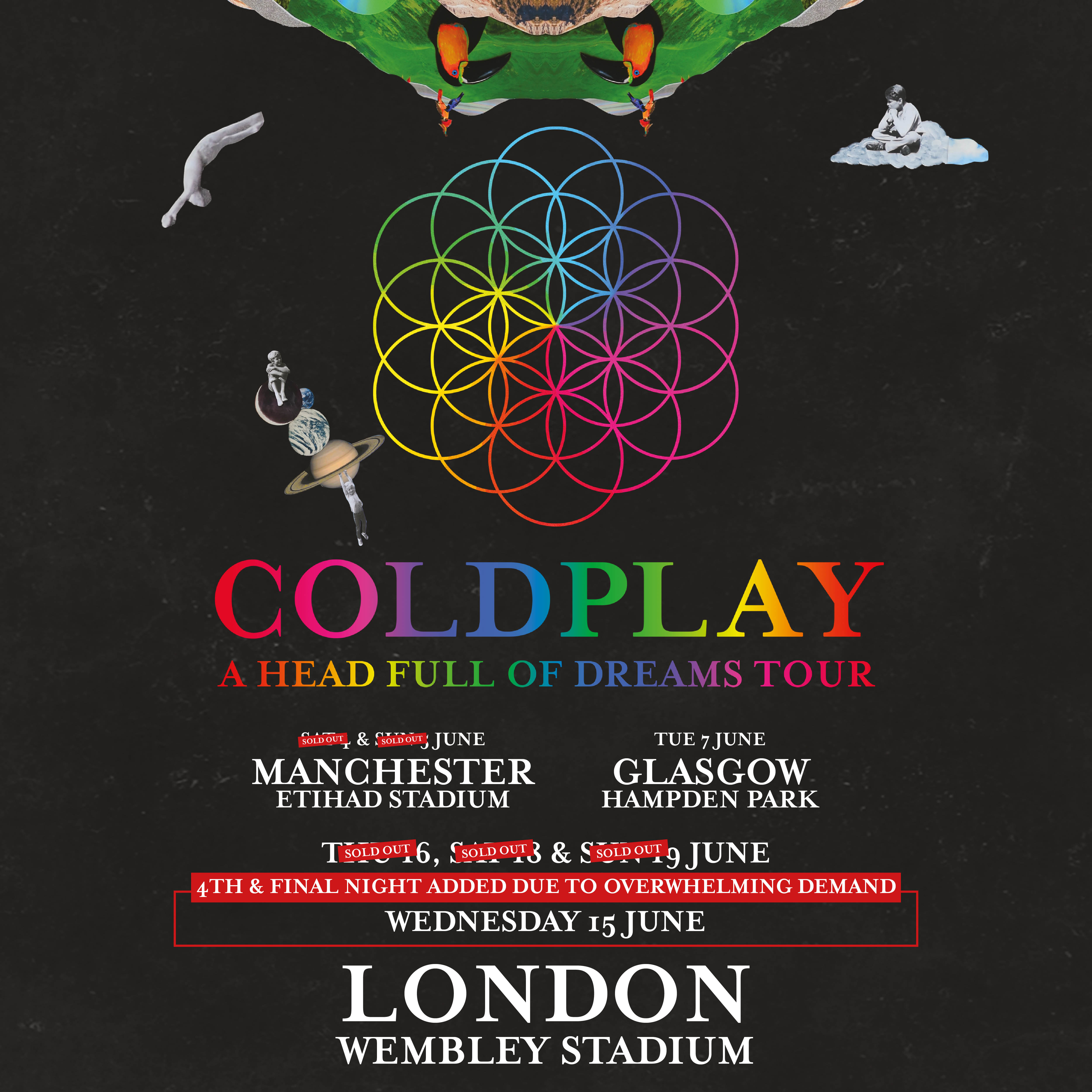 Fourth Wembley Stadium show announced