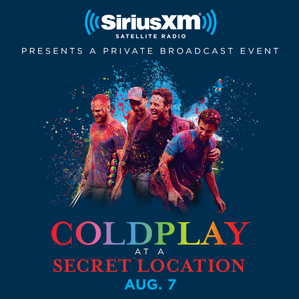 Intimate SiriusXM show in secret U.S. location announced